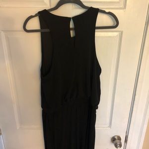 Banana republic High-low asymmetrical black dress